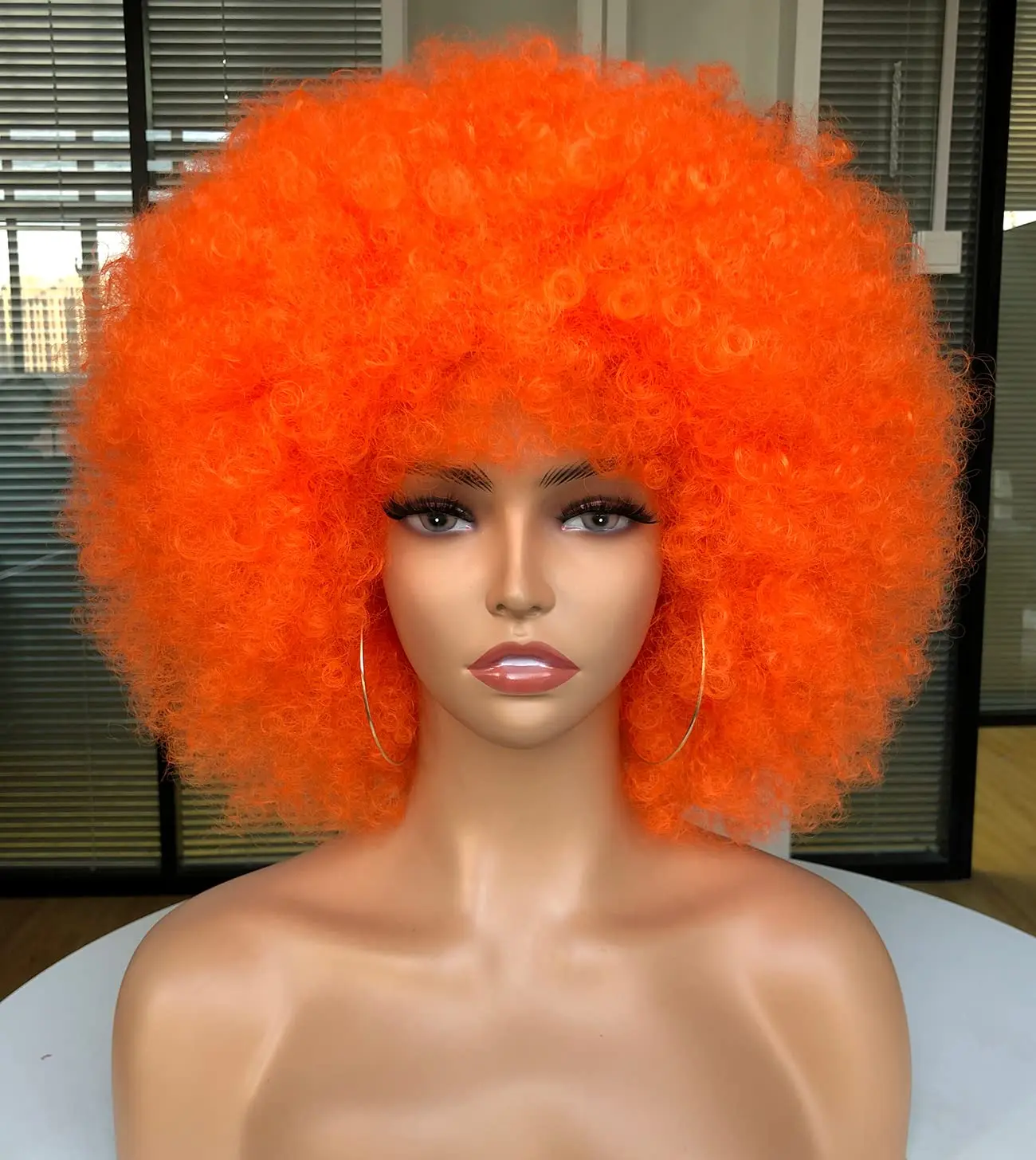 Synthetic Braided Wigs For Black Women - Peluca Afro rizada sintética para mujeres