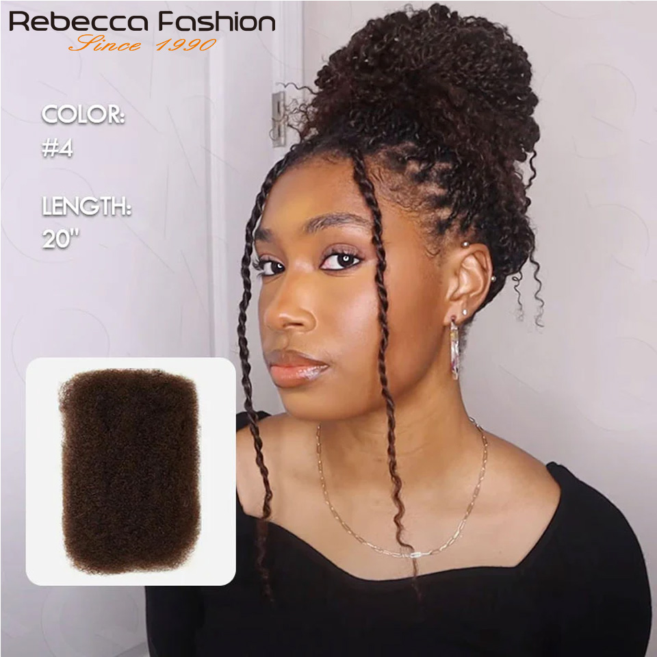 Water Wave Bulk Human Hair For Braiding - Cabello Humano Afro Rizado en Paquetes