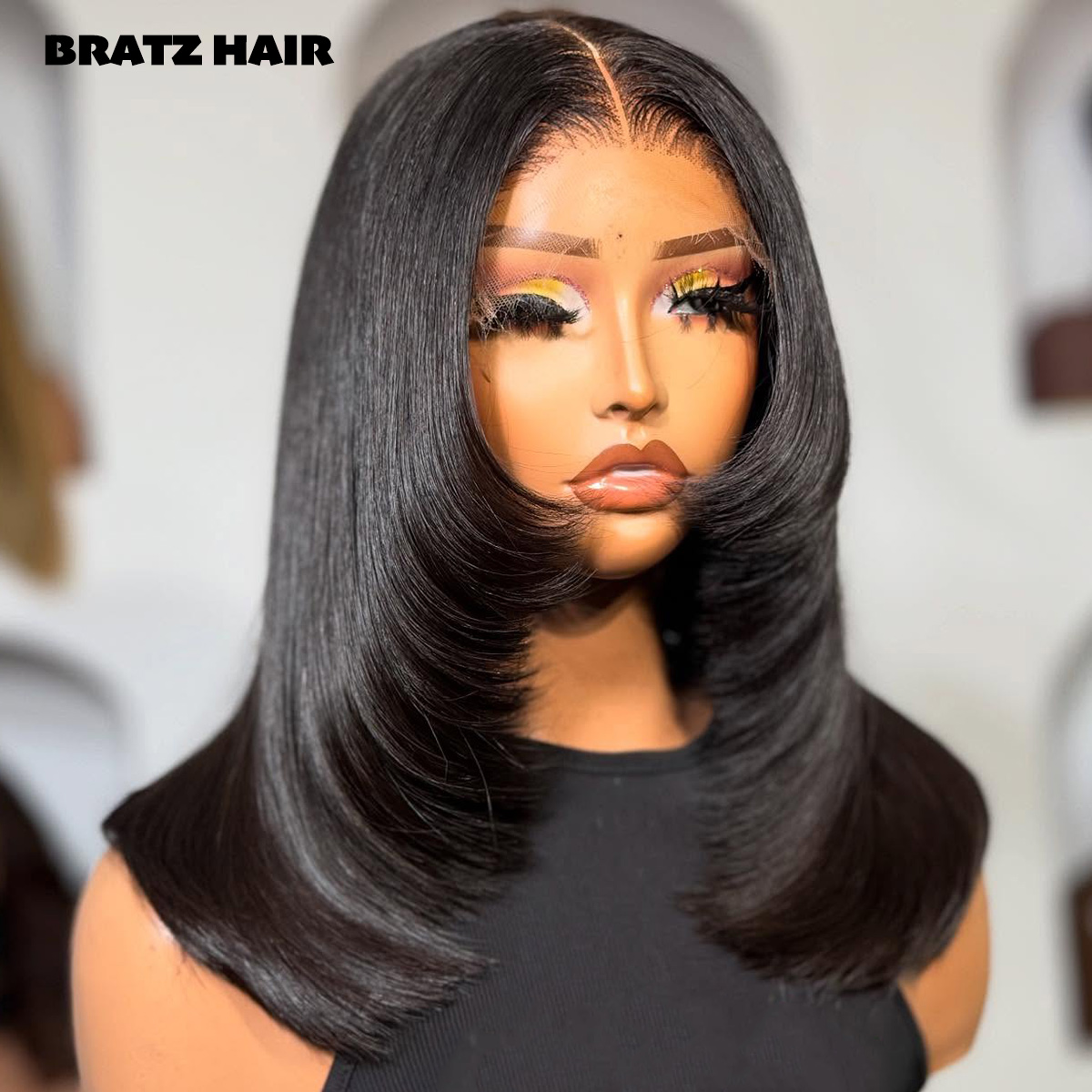 Glueless Wear And Go Human Hair Wig - Peluca Bob de Cabello Humano Liso