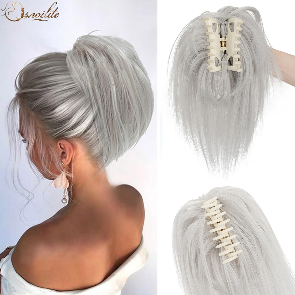 Snoilite-Clip de garra recta s - Claw Clip Messy Bun Hair Piece reseña y precio