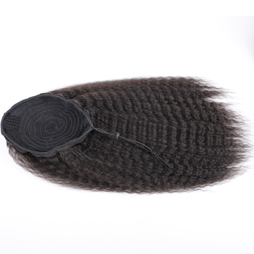 Cola de Caballo sintética fals - Drawstring Afro Curly Puff Ponytail reseña y precio