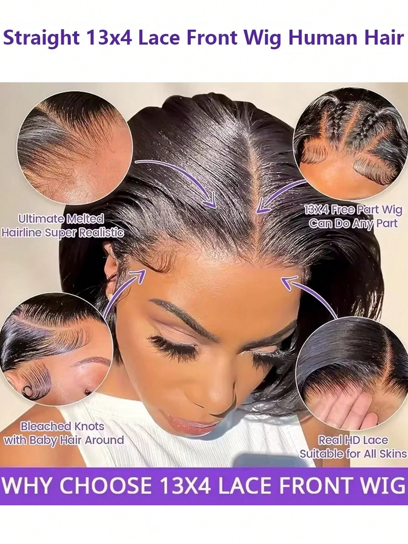 Pelucas Gowik con Frontal de E - Pre Parted 13X4 Lace Front Bob Wig reseña y precio
