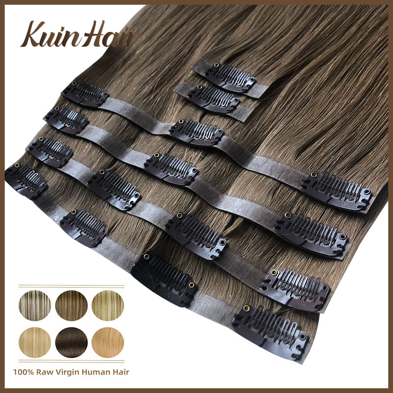 Clip Invisible recto de PU en  - Seamless Clip In Hair Extensions Human Hair reseña y precio