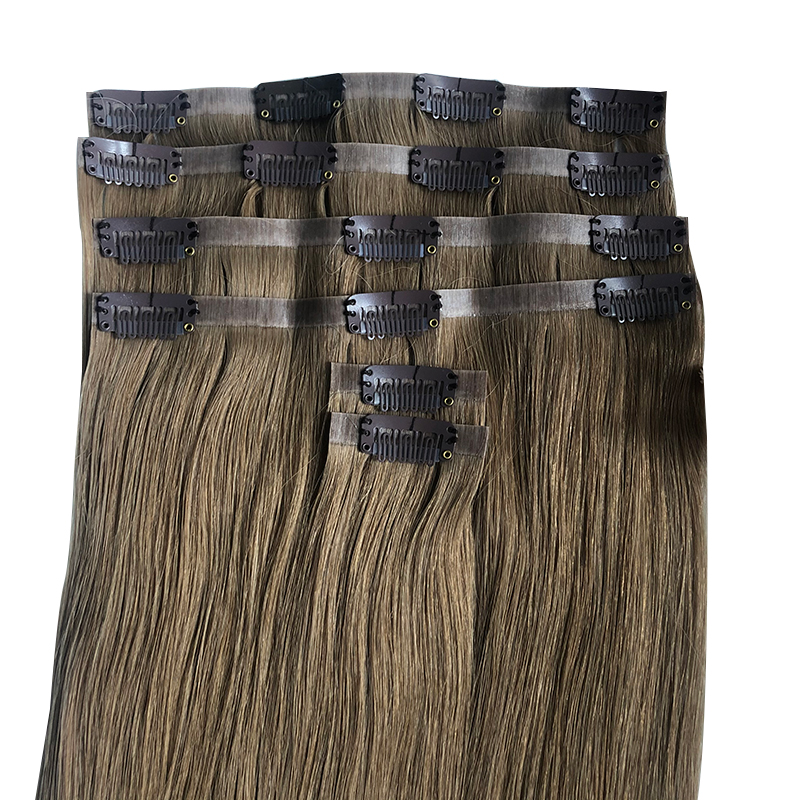 Clip Invisible recto de PU en  - Seamless Clip In Hair Extensions Human Hair reseña y precio