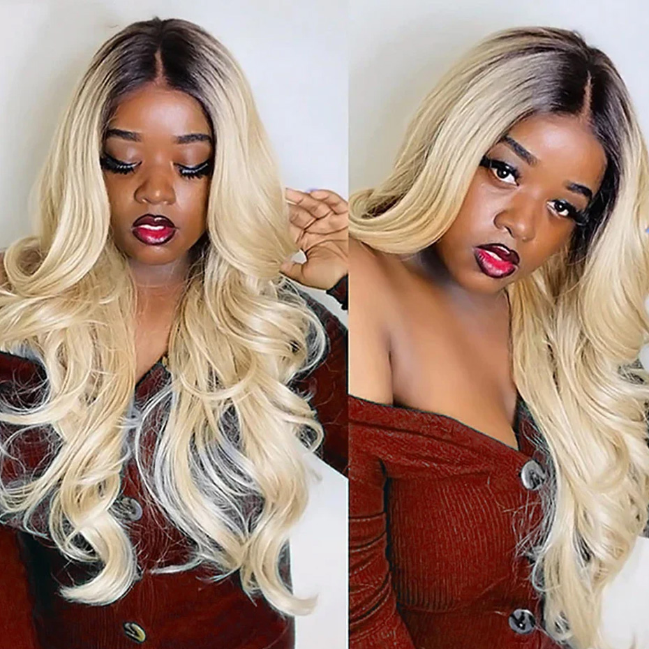 Pelucas de cabello humano rubi - 613 Blonde Body Wave Lace Front Wig reseña y precio