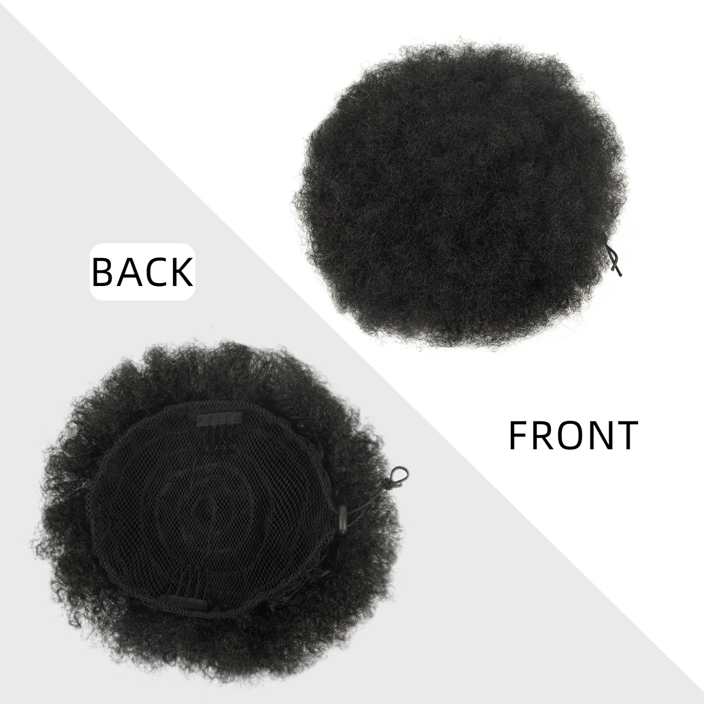 Extensión de Cola de Caballo A - Drawstring Afro Curly Puff Ponytail reseña y precio