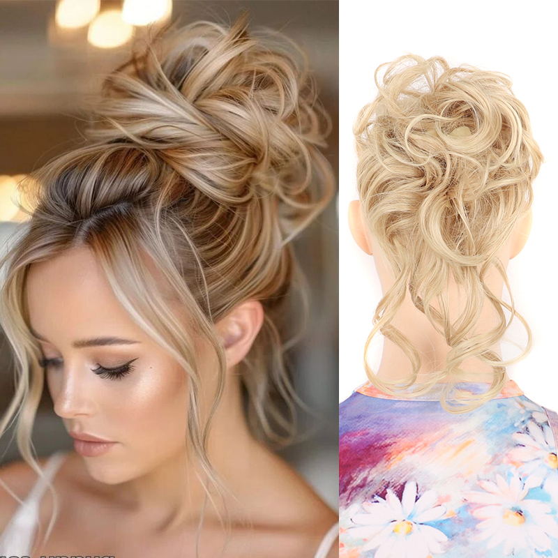 Moño de pelo desordenado para  - Claw Clip Messy Bun Hair Piece reseña y precio
