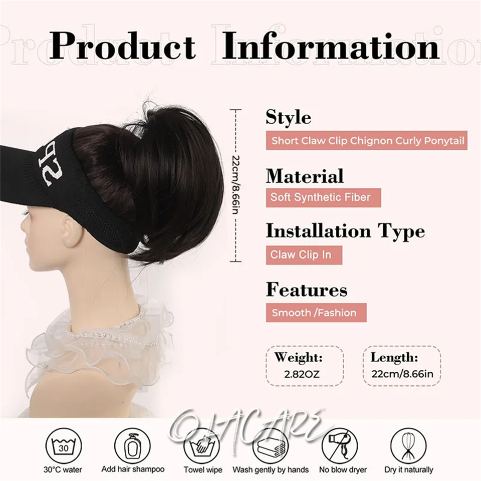 Moño desordenado, pieza de pel - Claw Clip Messy Bun Hair Piece reseña y precio