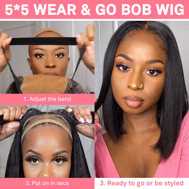 Pelucas de Cabello Humano con  - Glueless Wear And Go Human Hair Wig reseña y precio