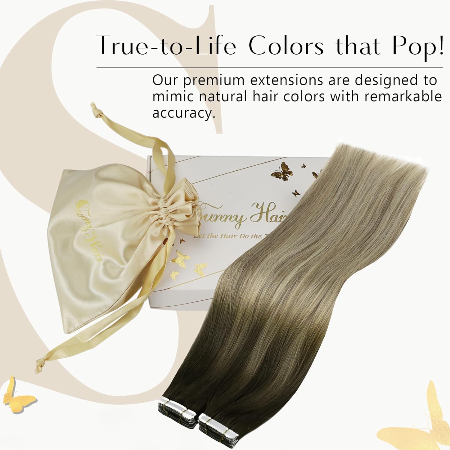 Extensiones de Cabello Adhesiv - Invisible Tape In Extensions Real Hair reseña y precio