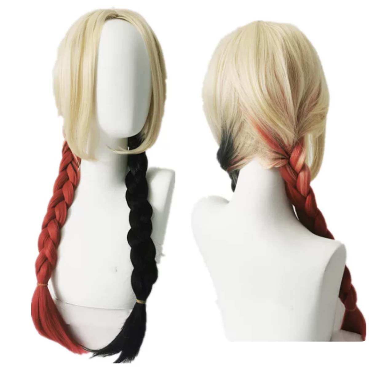 Peluca de cosplay Quinn para m - Synthetic Braided Wigs For Black Women reseña y precio