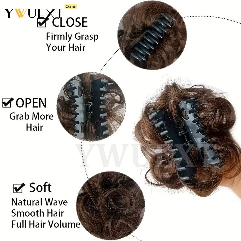 40 g/paquete Clip de garra en  - Claw Clip Messy Bun Hair Piece reseña y precio