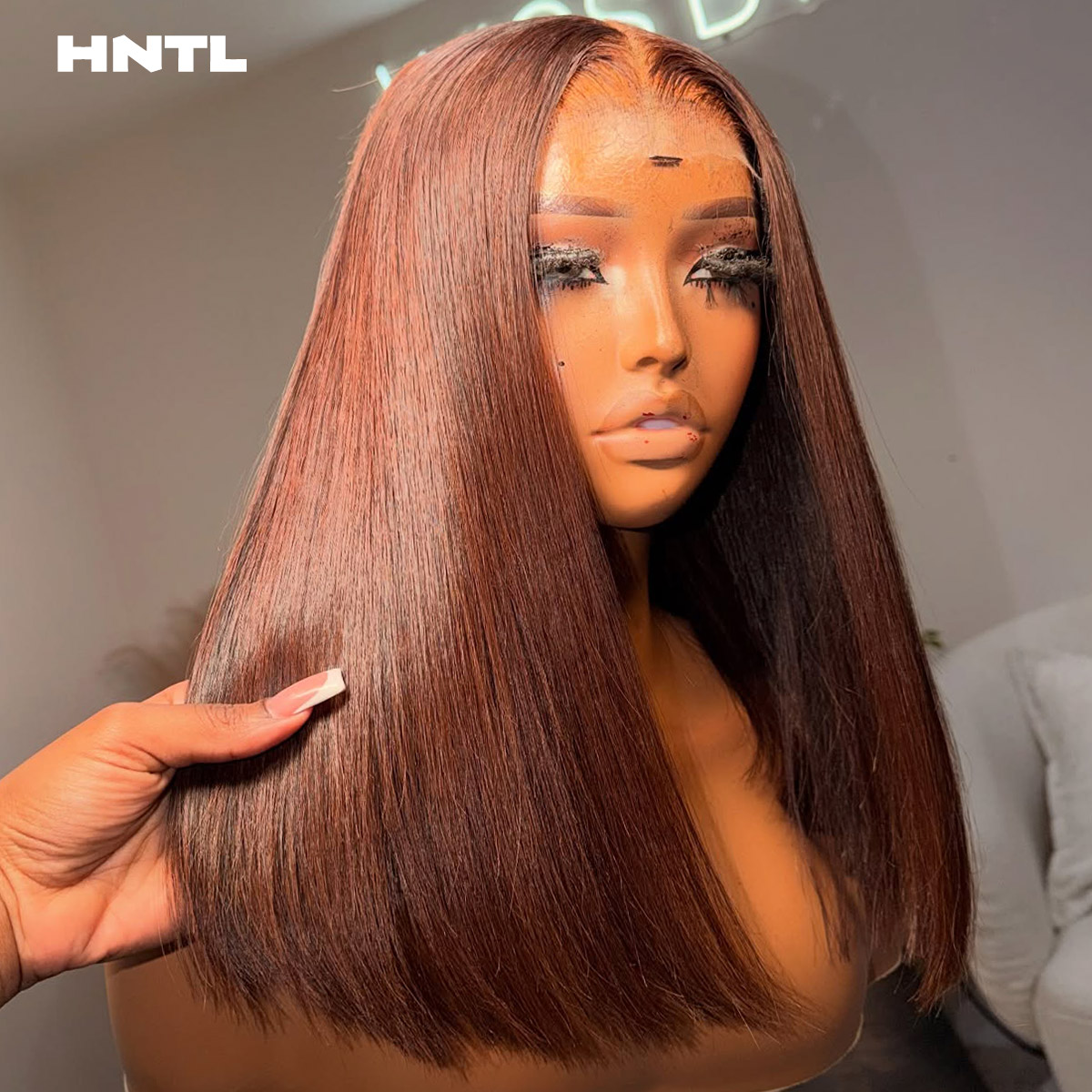 Peluca Bob de Cabello Humano L - Pre Parted 13X4 Lace Front Bob Wig reseña y precio