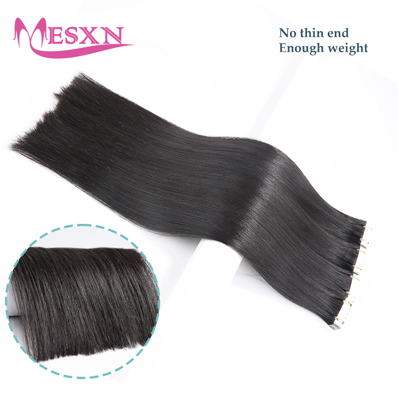 Mini cinta recta en extensione - Invisible Tape In Extensions Real Hair reseña y precio