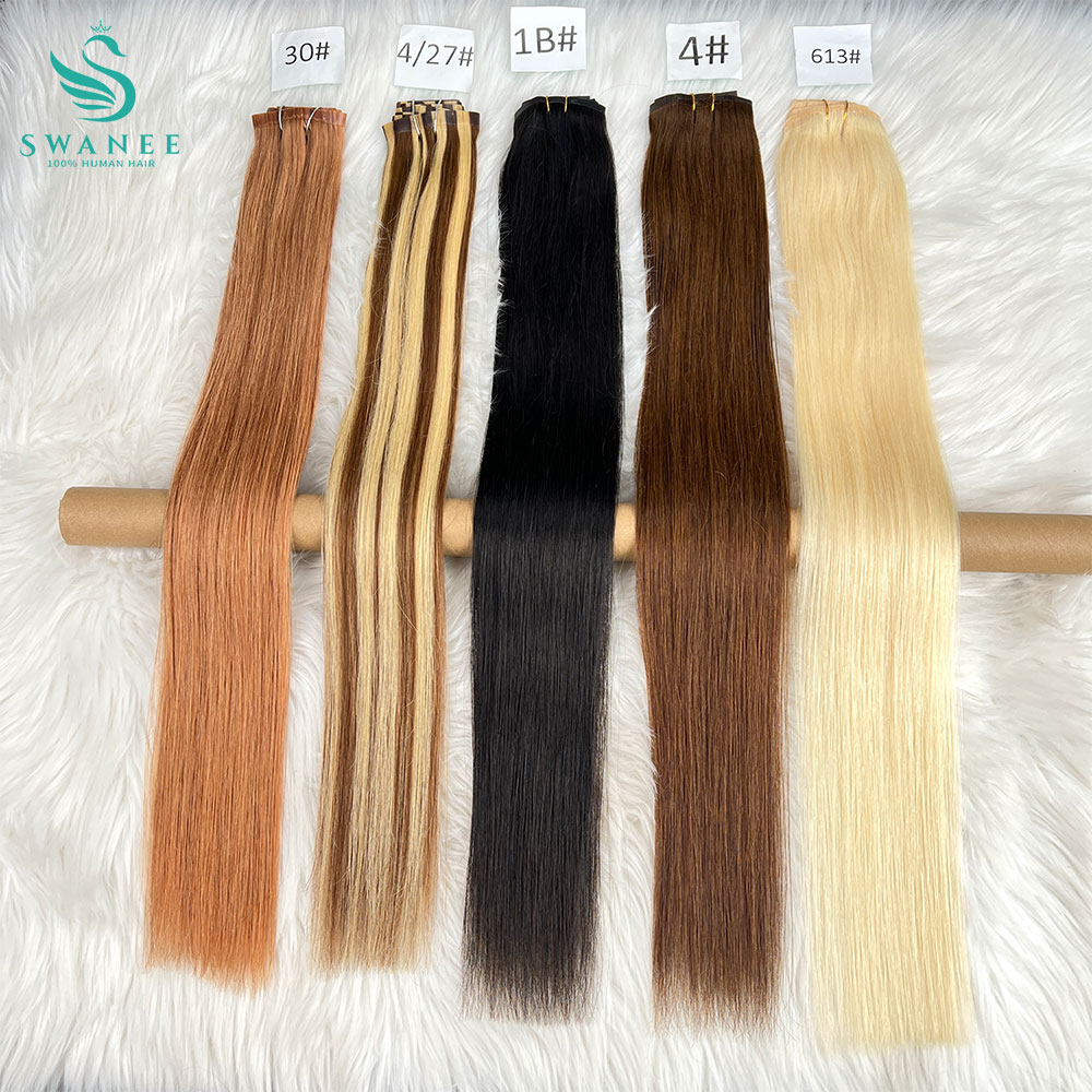 Extensiones de Cabello con Cli - Seamless Clip In Hair Extensions Human Hair reseña y precio