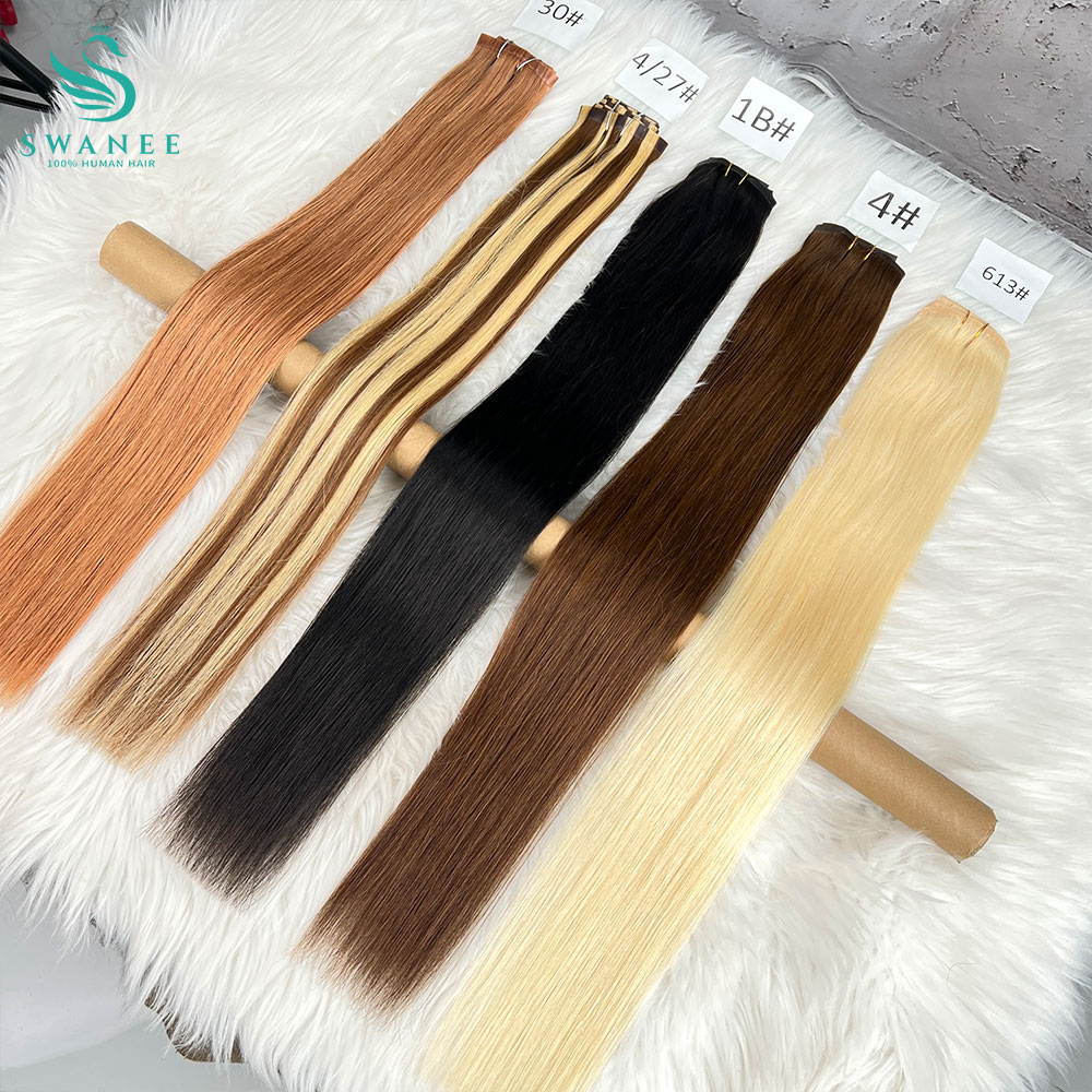 Extensiones de Cabello con Cli - Seamless Clip In Hair Extensions Human Hair reseña y precio