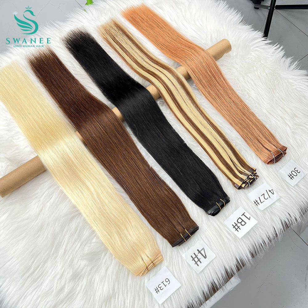 Extensiones de Cabello con Cli - Seamless Clip In Hair Extensions Human Hair reseña y precio