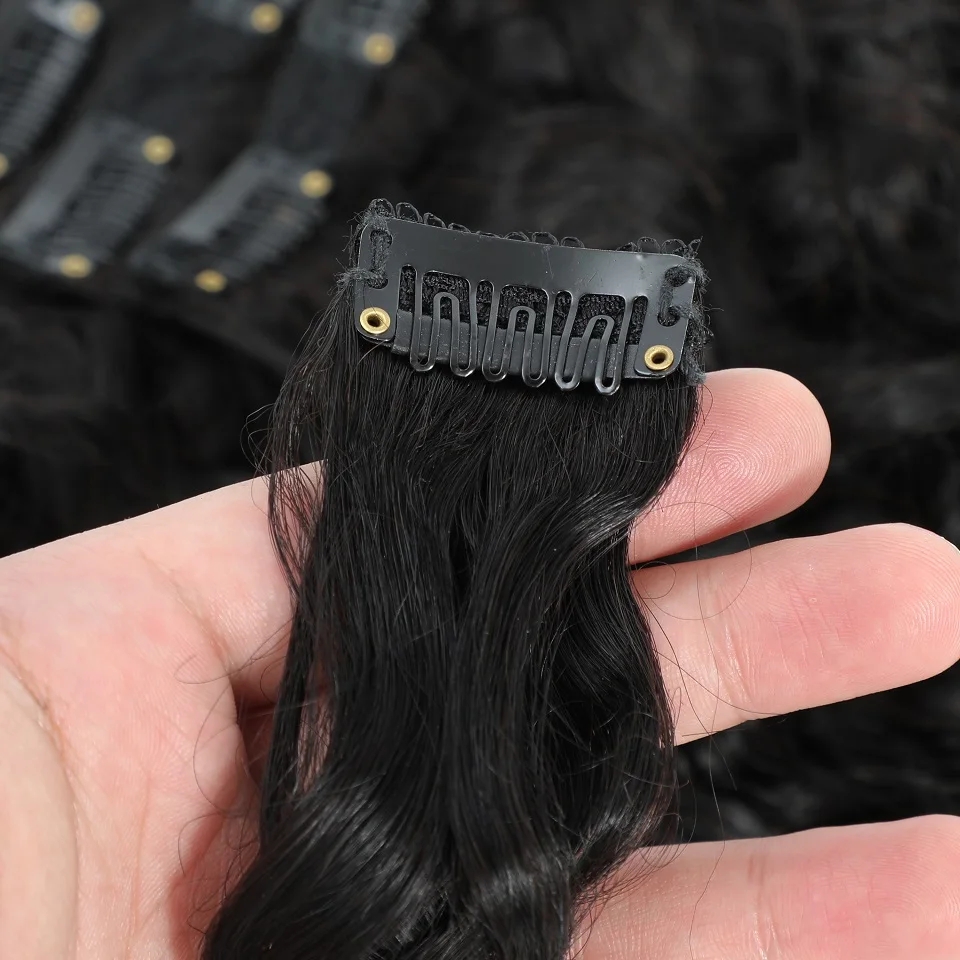 Extensiones de cabello con cli - Seamless Clip In Hair Extensions Human Hair reseña y precio
