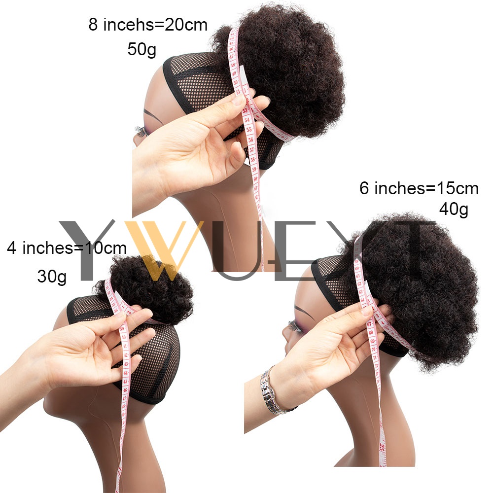 Cola de caballo afro con cordó - Drawstring Afro Curly Puff Ponytail reseña y precio