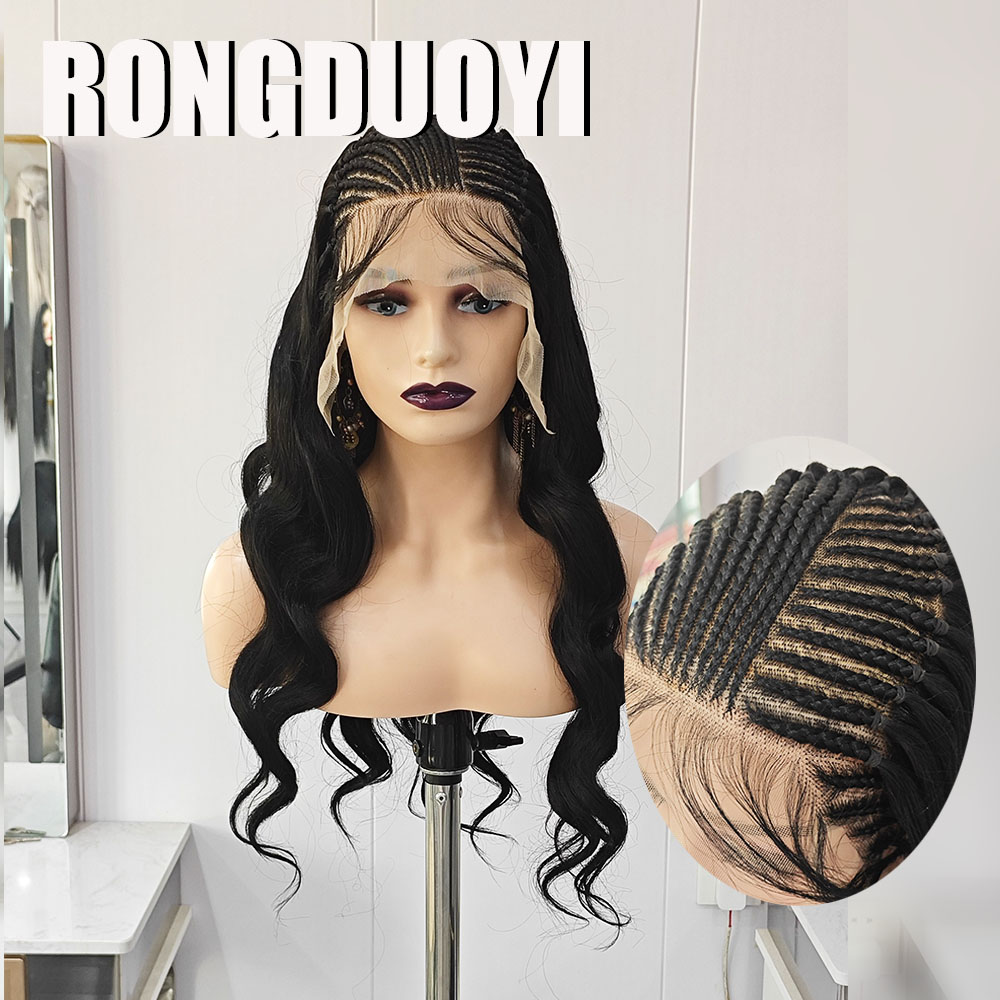 Peluca Sintética Negra Trenzad - Synthetic Braided Wigs For Black Women reseña y precio