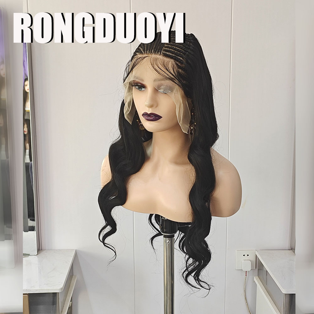 Peluca Sintética Negra Trenzad - Synthetic Braided Wigs For Black Women reseña y precio