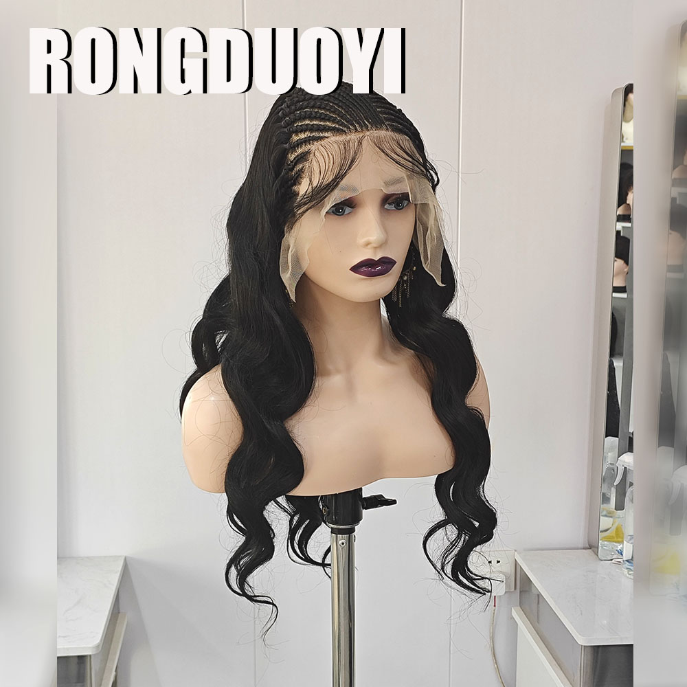 Peluca Sintética Negra Trenzad - Synthetic Braided Wigs For Black Women reseña y precio