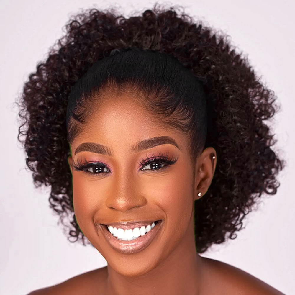 Extensión de coleta con cordón - Drawstring Afro Curly Puff Ponytail reseña y precio