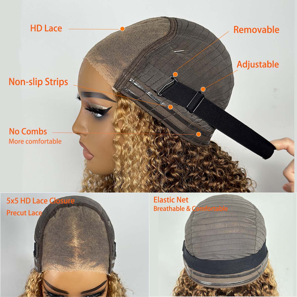 Peluca Wear & Go P427, Cabello - Glueless Wear And Go Human Hair Wig reseña y precio