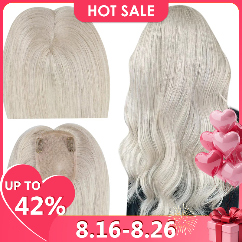 Ugeat-Topper de cabello humano - Invisible Tape In Extensions Real Hair reseña y precio