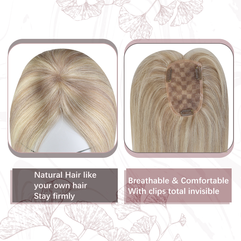 Ugeat-Topper de cabello humano - Invisible Tape In Extensions Real Hair reseña y precio