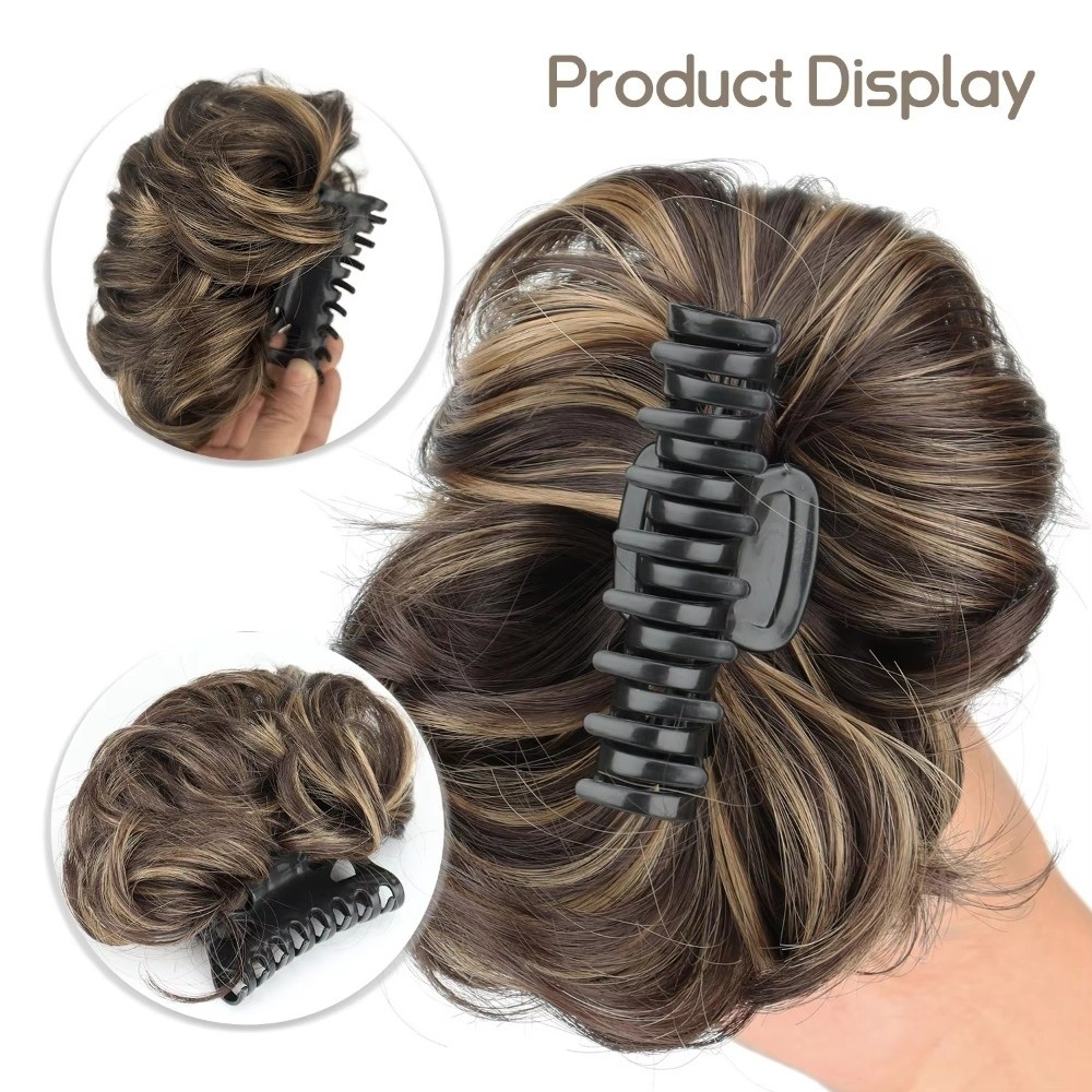 Pinza para moño despeinado, po - Claw Clip Messy Bun Hair Piece reseña y precio